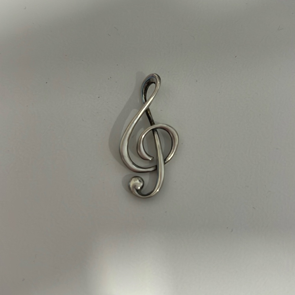 James Avery Treble Clef Pendant Charm
